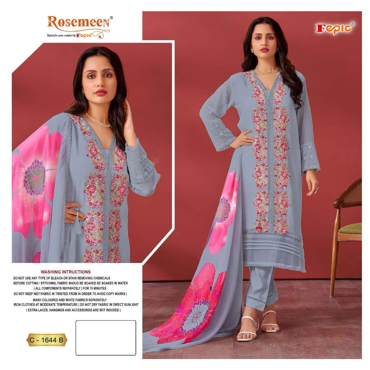 Fepic C 1644 Colors Fancy Designer Pakistani Salwar Suit Ensemble view 2