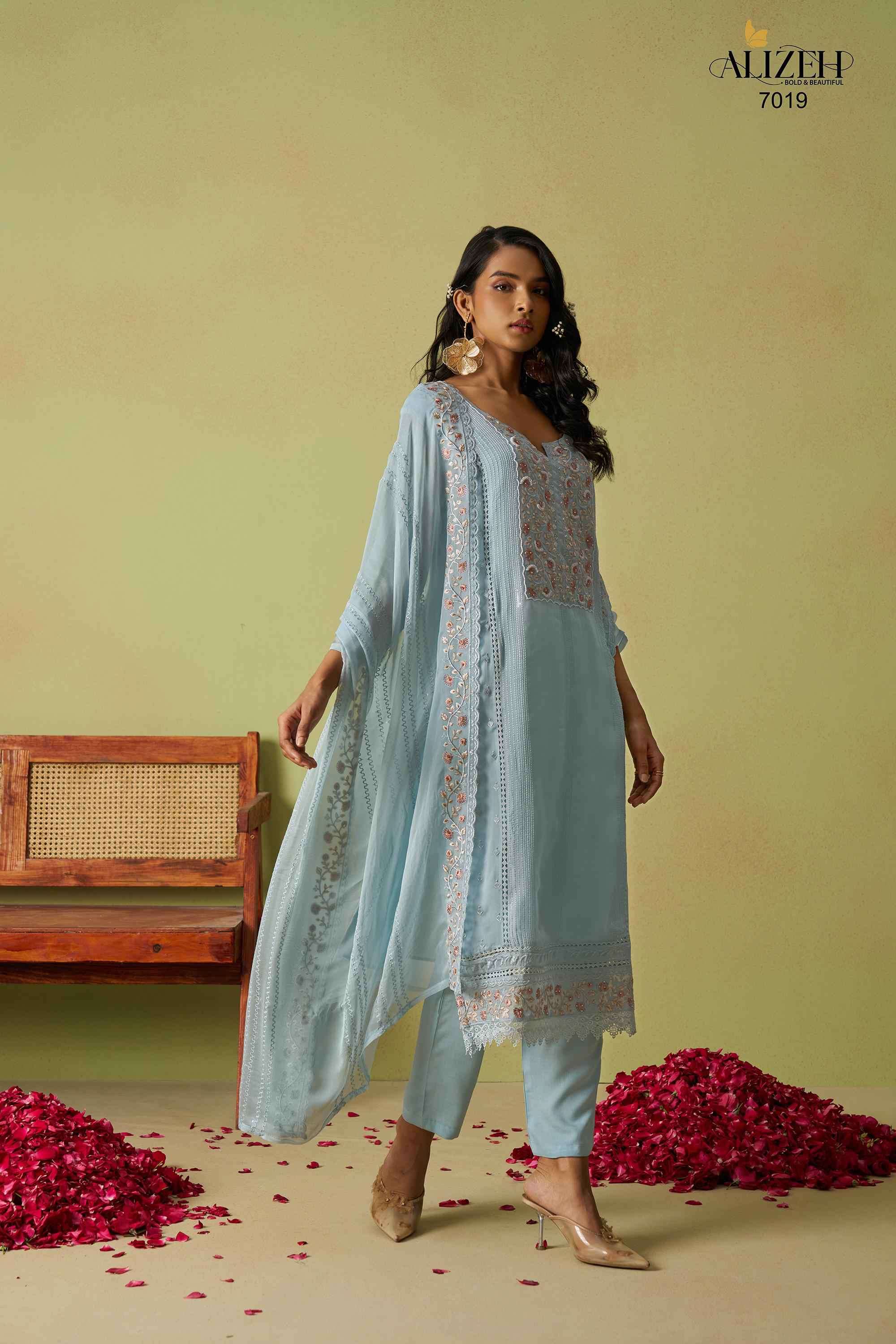 Alizeh Saadgi Vol 2 Straight Style Designer Suit Latest New Collection view 10