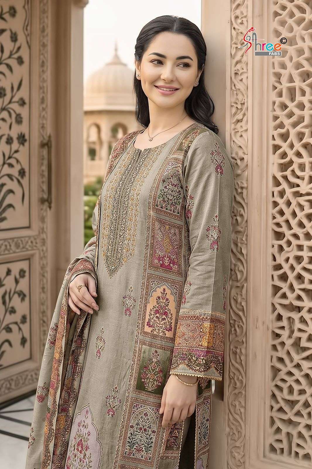Shree Fabs Kt 350 Pakistani Muslin Suit Premium Collection view 3