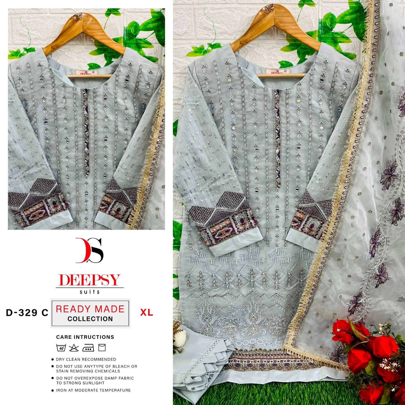 Deepsy D 329 Colors Pakistani Style Readymade Suit Wholasaler view 5