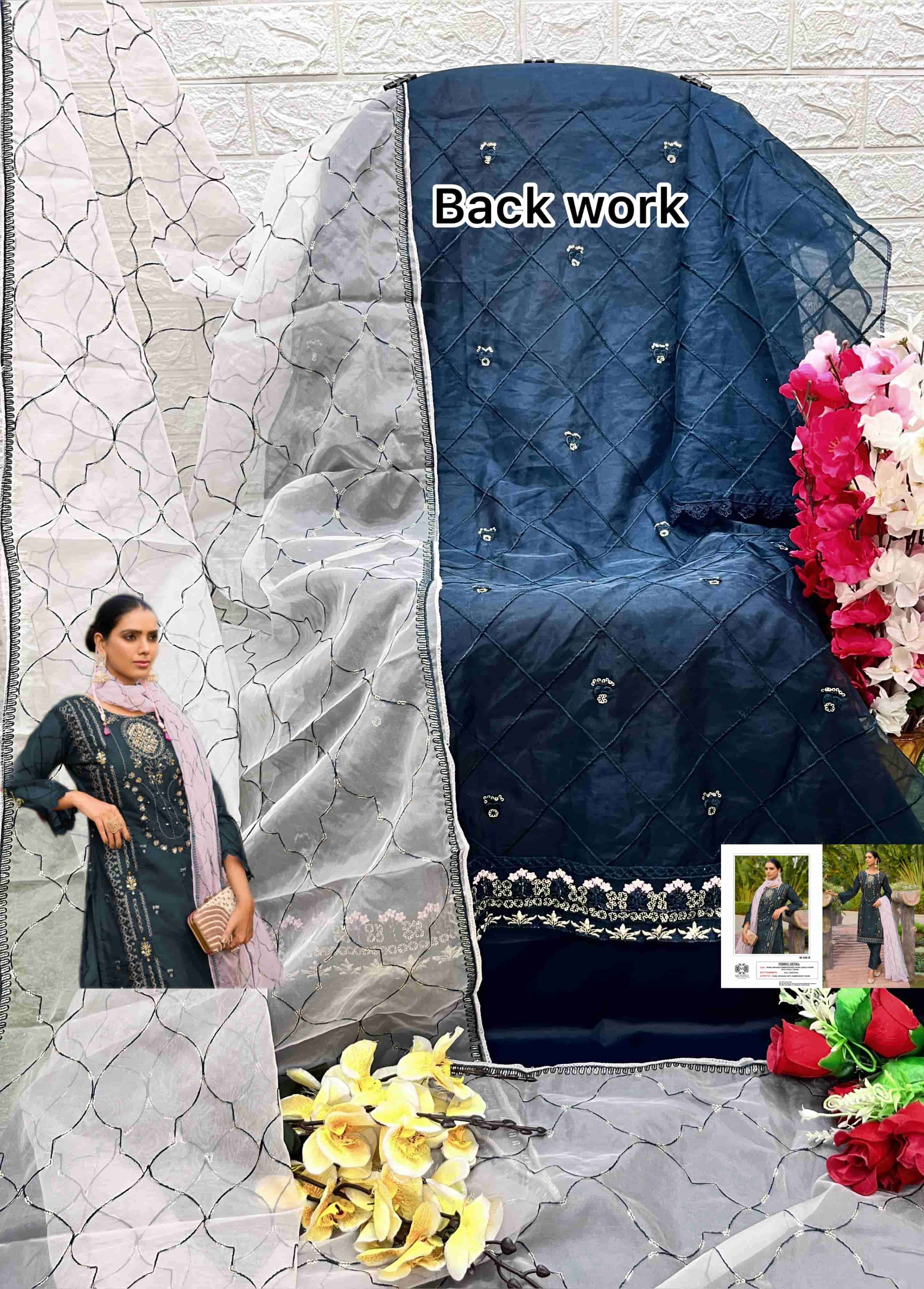 Mushq M 306 Colors Pakistani Designer Style Festive Wear Salwar Suit view 8