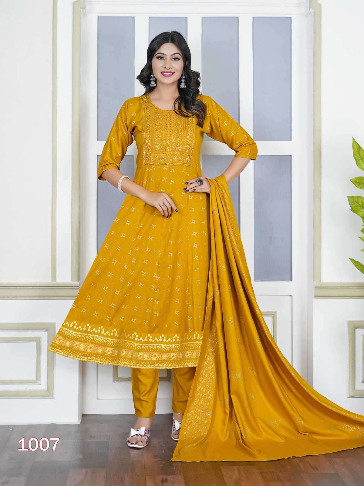 Padmavati Akira Vol 2 Anarkali Pattern Readymade 3 Piece Set Catalogs view 13