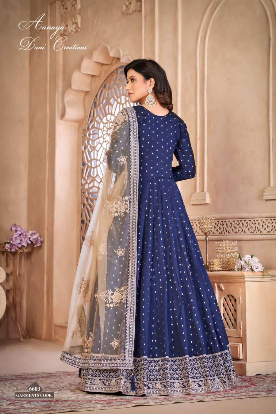 Aanaya Vol 166 Designer Anarkali Style Partywear Dress Exporter view 9