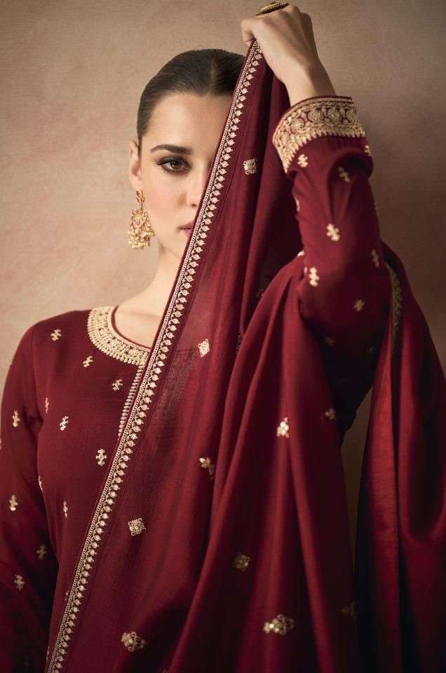 Aashirwad Gulkand Gulmohar Festive Wear Straight Designs Ladies Suit view 2