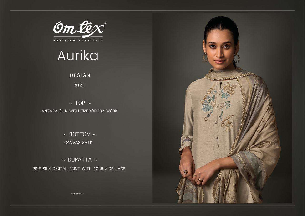 Omtex Aurika Exclusive Fancy Silk Ladies Suit Latest Collection view 3