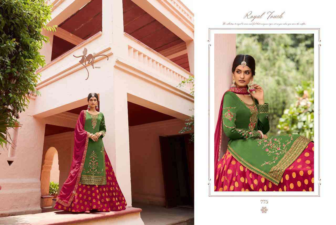 Radha Trends Sardarni Vol 2 771 To 775 Partywear Lehenga Style Designer Dress view 9