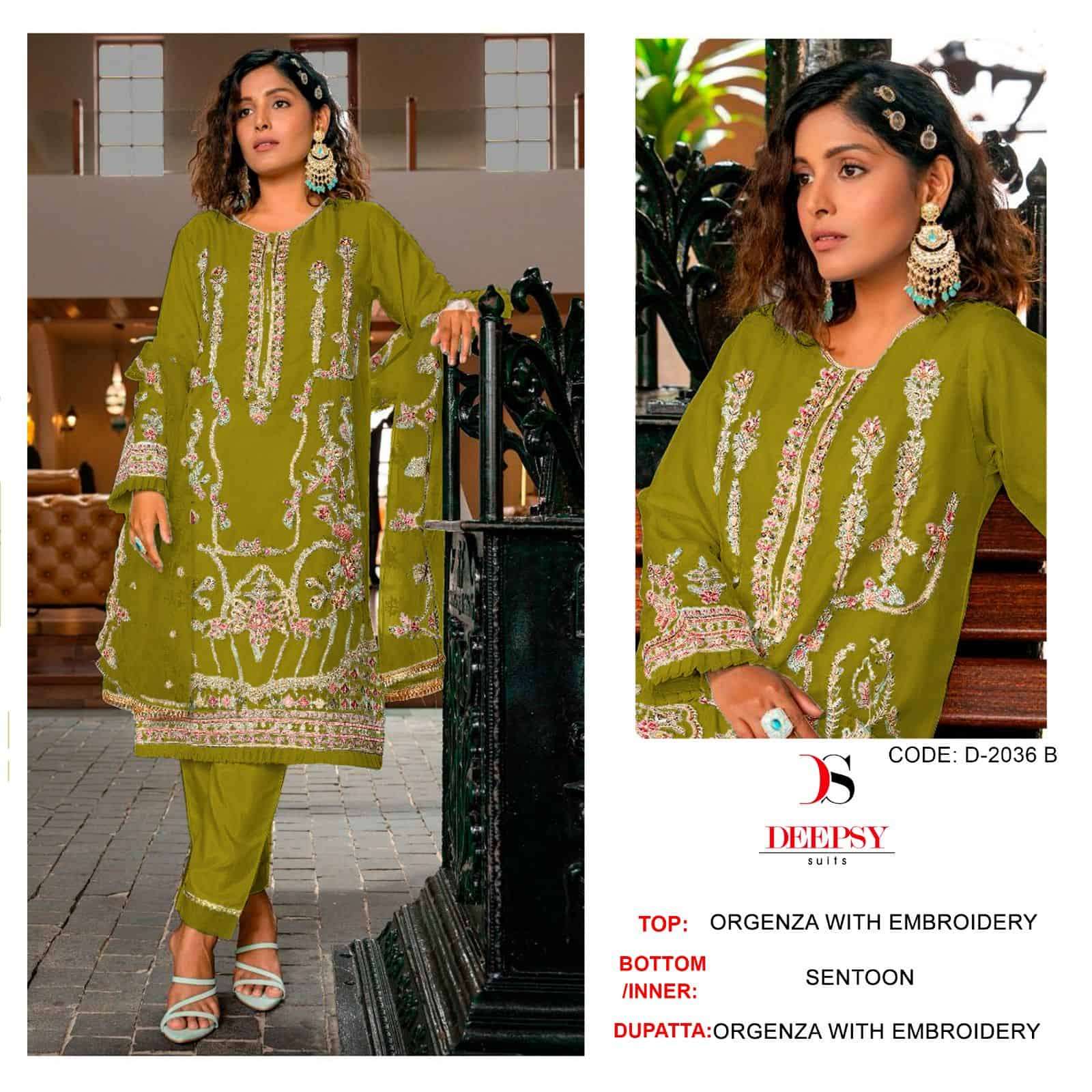 Deepsy D 2036 Colors Festive Wear Style Heavy Designer Pakistani Suit Wholesalers view 2