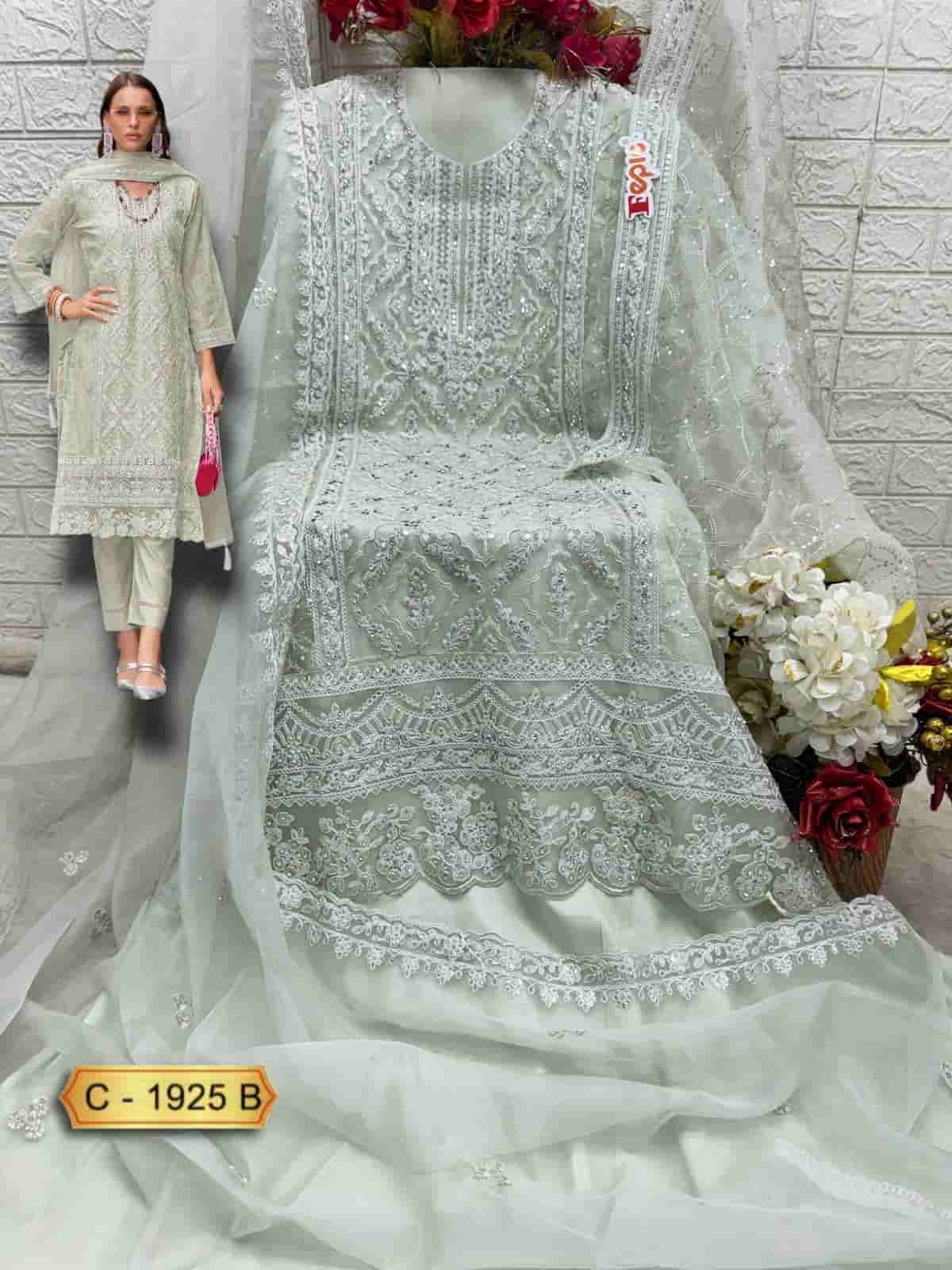 Fepic C 1925 B Pakistani Style Designer Embroidered Salwar Kameez Ensemble view 2