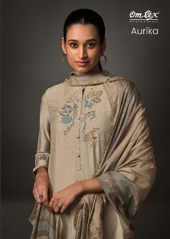 Omtex Aurika Exclusive Fancy Silk Ladies Suit Latest Collection view 2