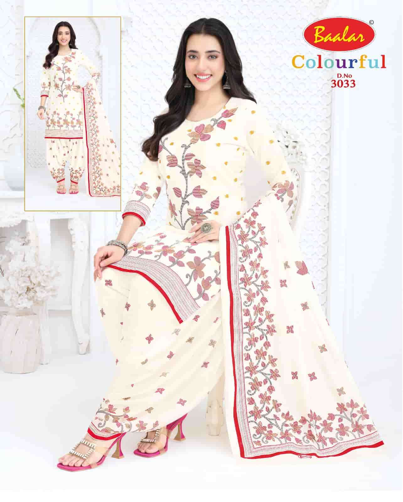 Baalar Colourful Vol 30 Pure Cotton Unstitch Salwar Suit view 34