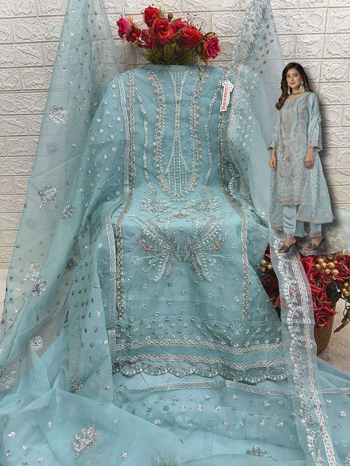 Fepic C 1797 Colors Rosemeen Pakistani Salwar Suit Catalog Exporters view 9
