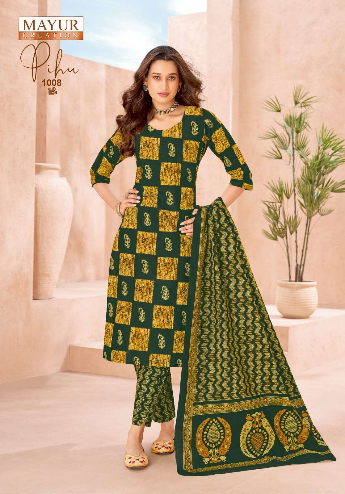 Mayur Pihu Vol 1 Printed Cotton Ladies Suit view 5