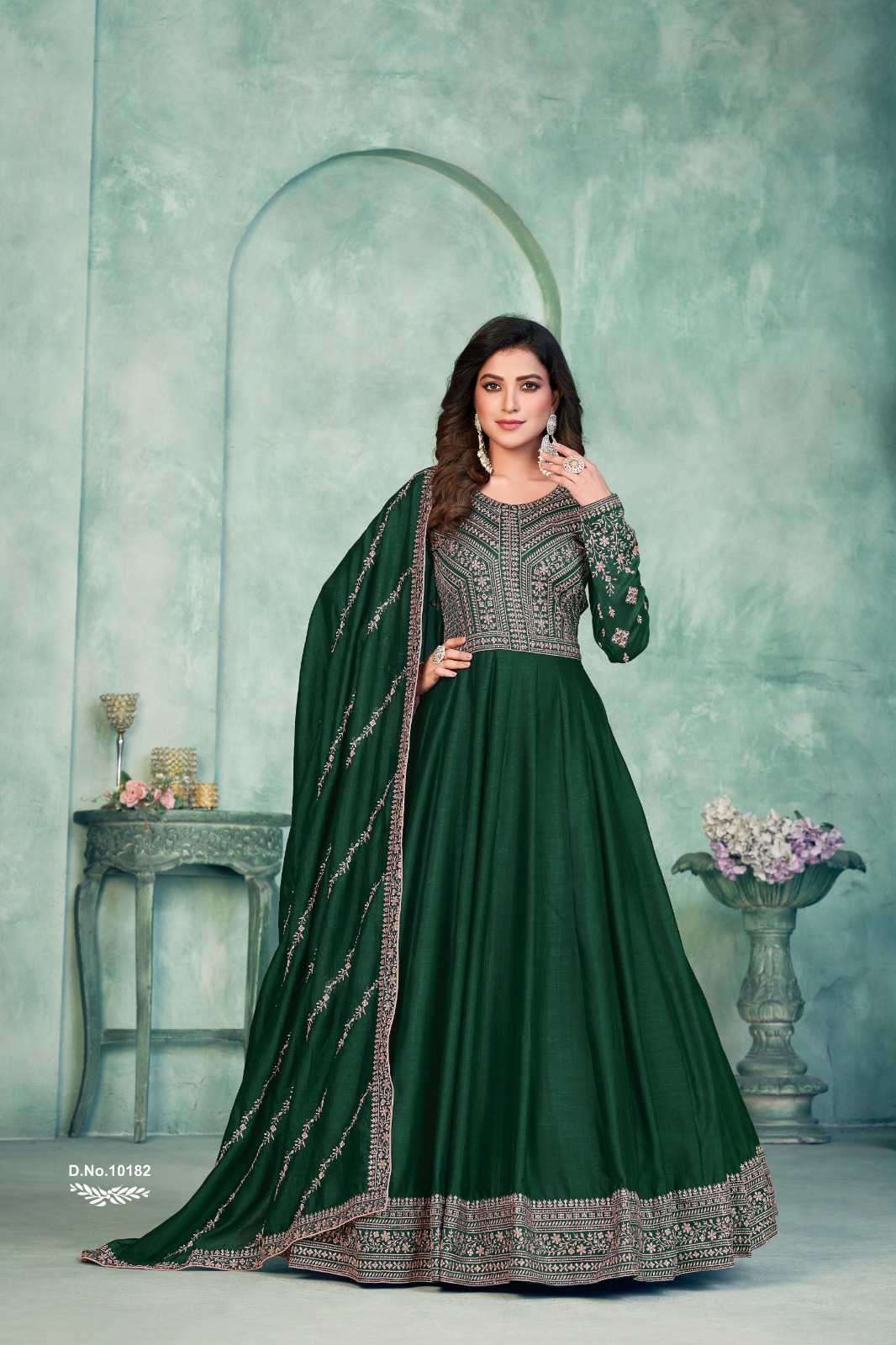 Anjubaa Vol 18 Designer Partywear Anarkali Gown Catalog Exporter view 8