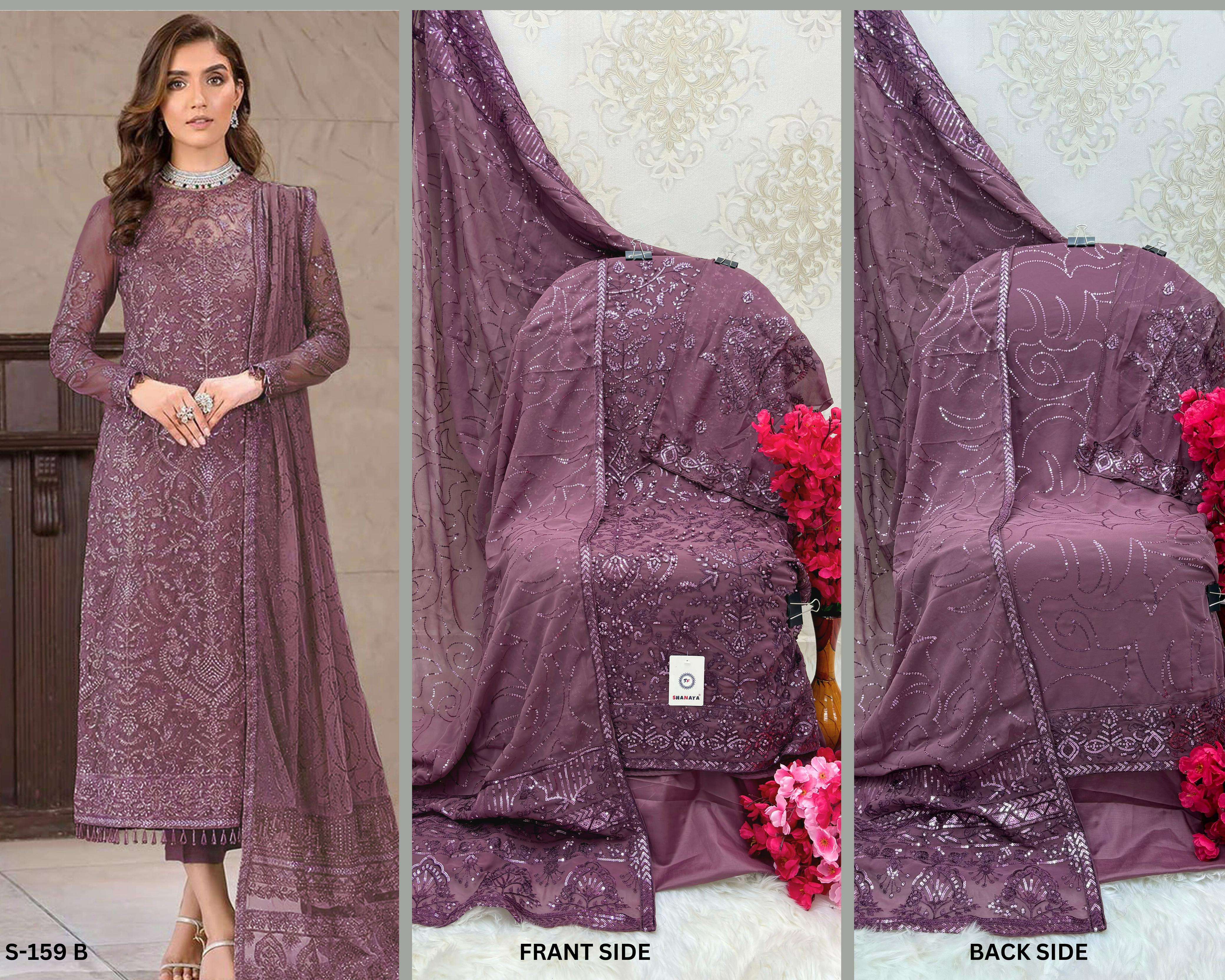 Shanaya S 159 Colors Elegant Georgette Pakistani Salwar Kameez view 9