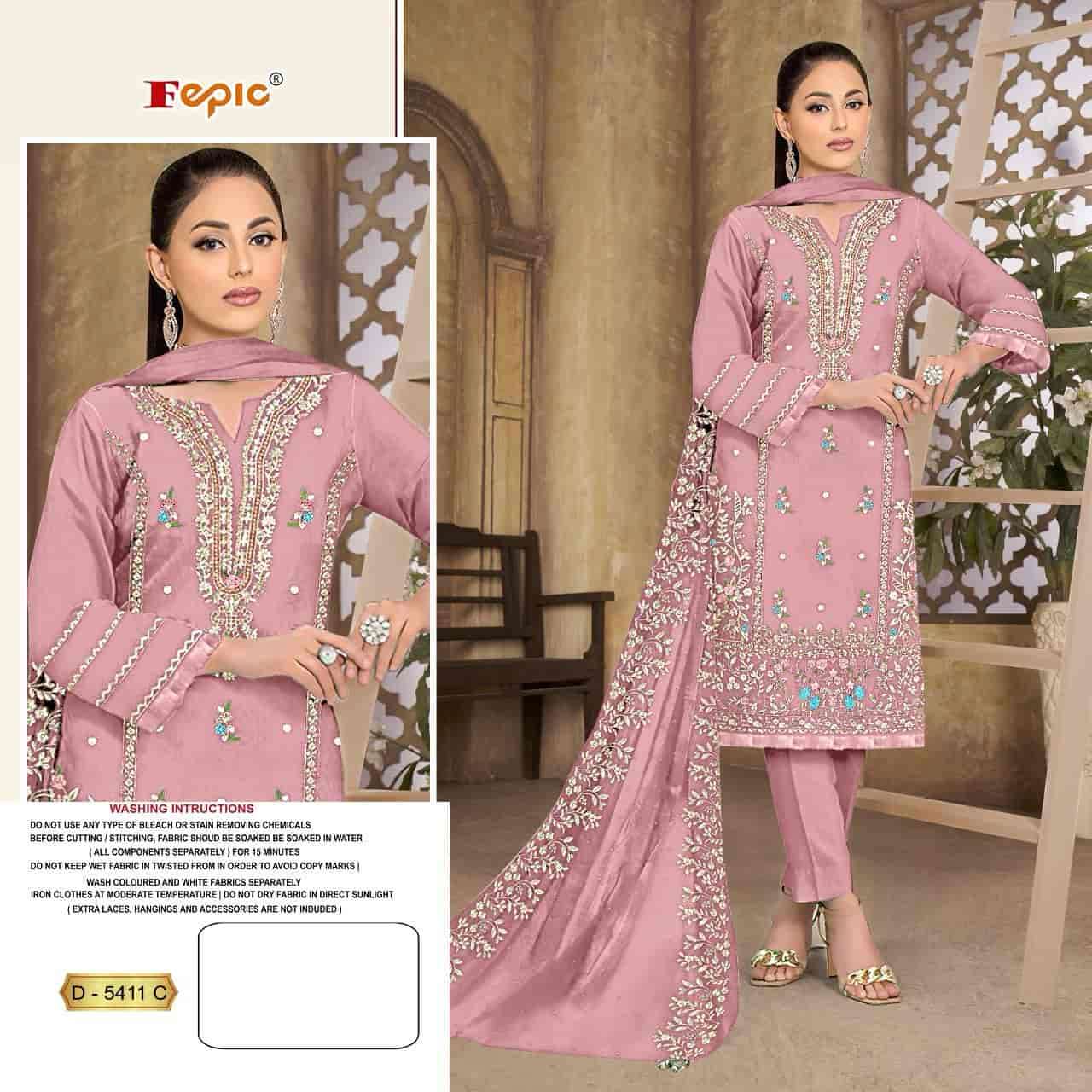 Fepic D 5411 Colors Festive Wear Style Designer Pakistani Suit Wholesalers view 4