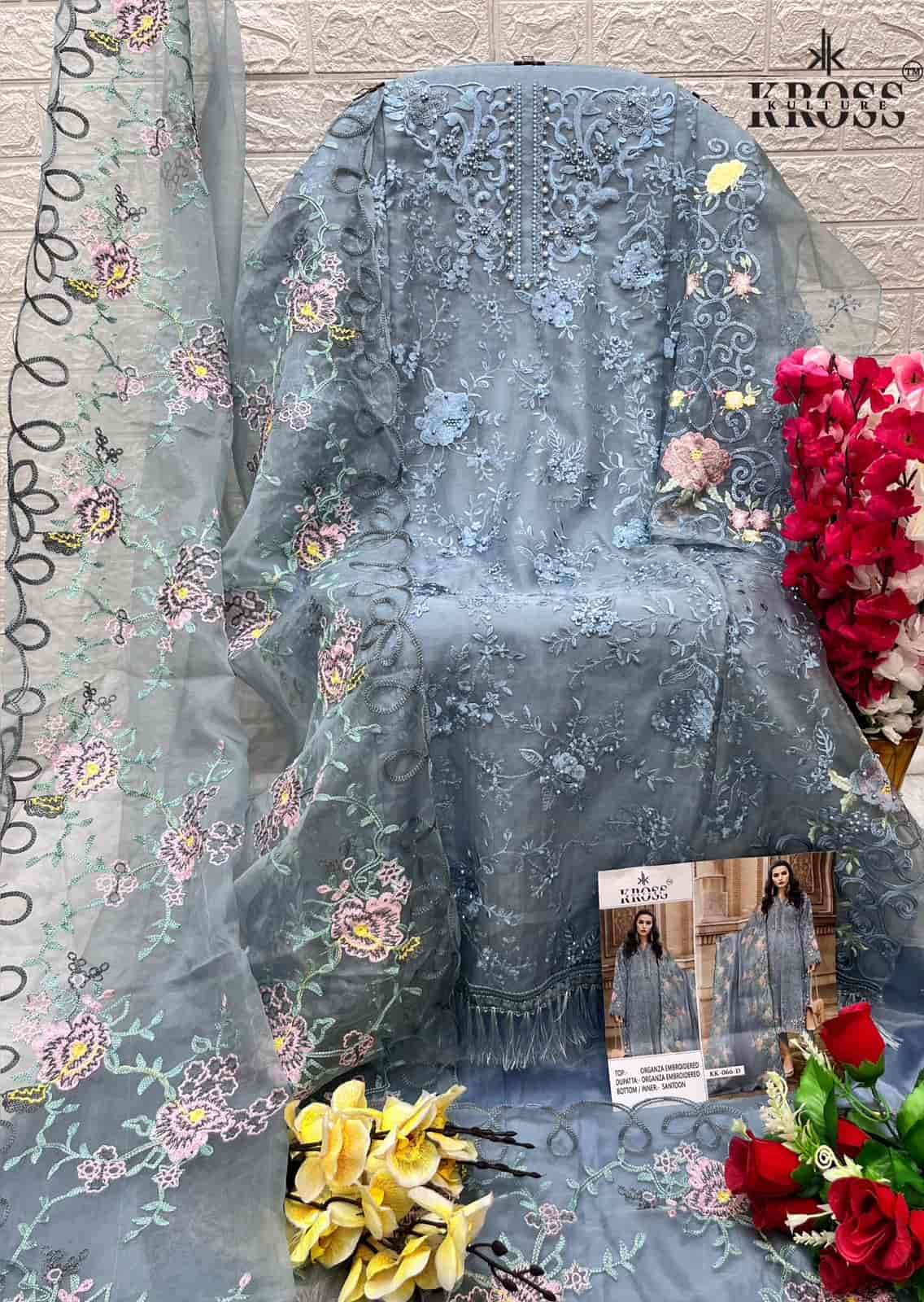 Kross Kulture KK 066 Colors Heavy Designer Pakistani Party Wear Suit Wholesalers view 8