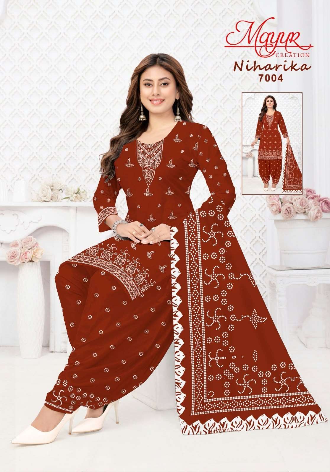 Mayur Niharika Vol 7 Pure Cotton Dress Material view 8