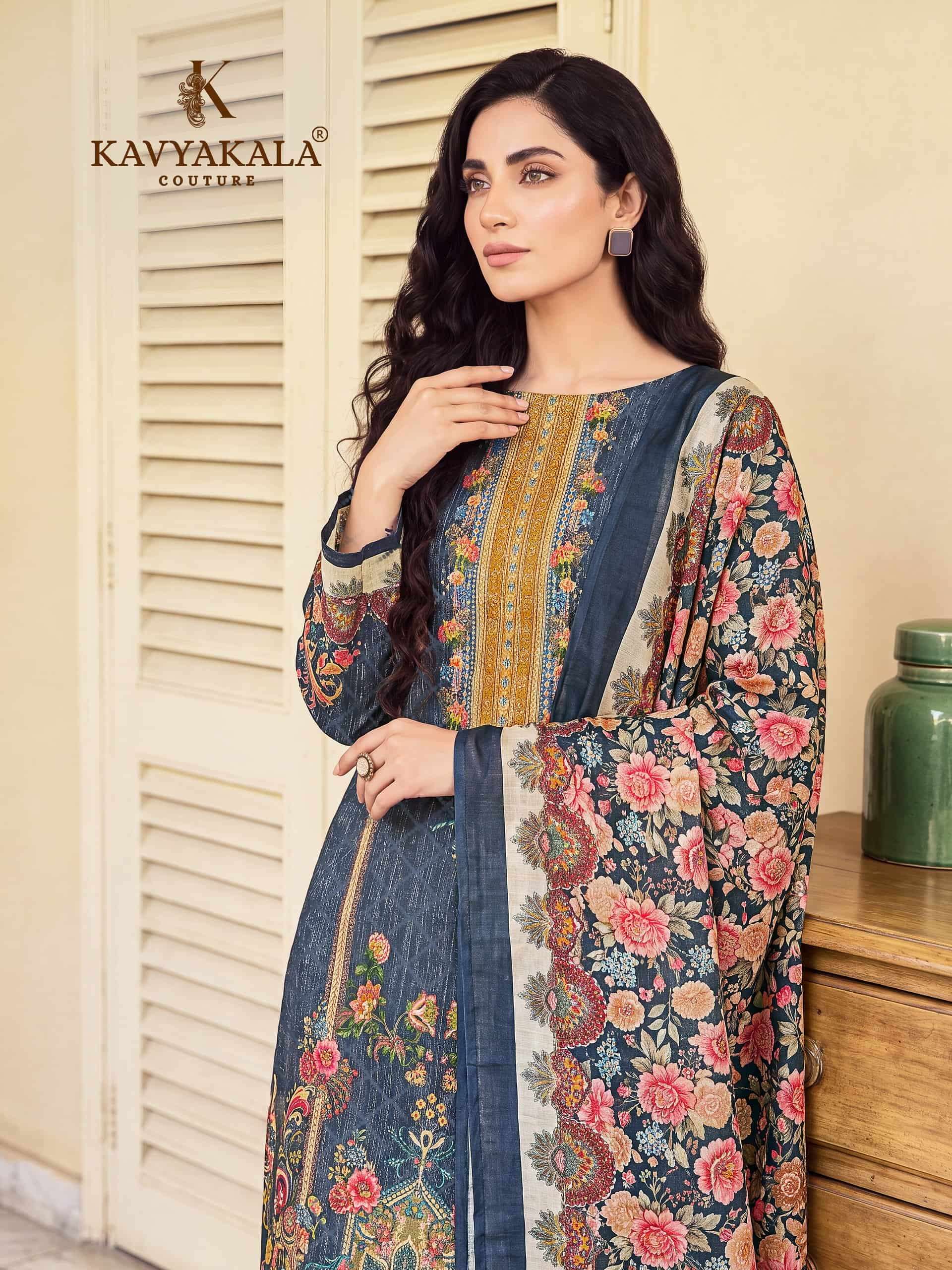 Kavyakala Maria B Fancy Cotton Dress Materia Catalog view 7