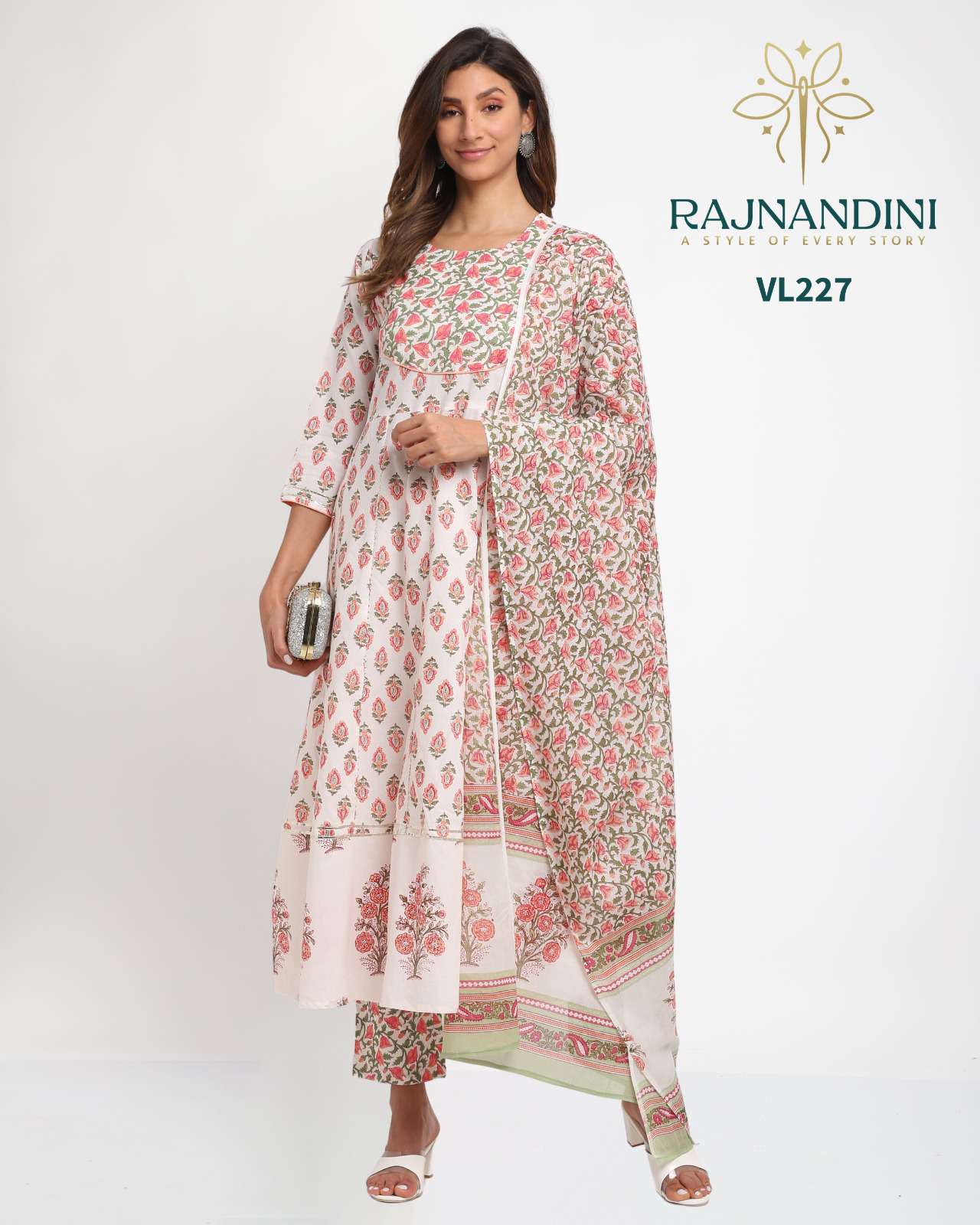Rajnandini Zeel Festive Wear 3 Piece Set Combo Design Suit view 2