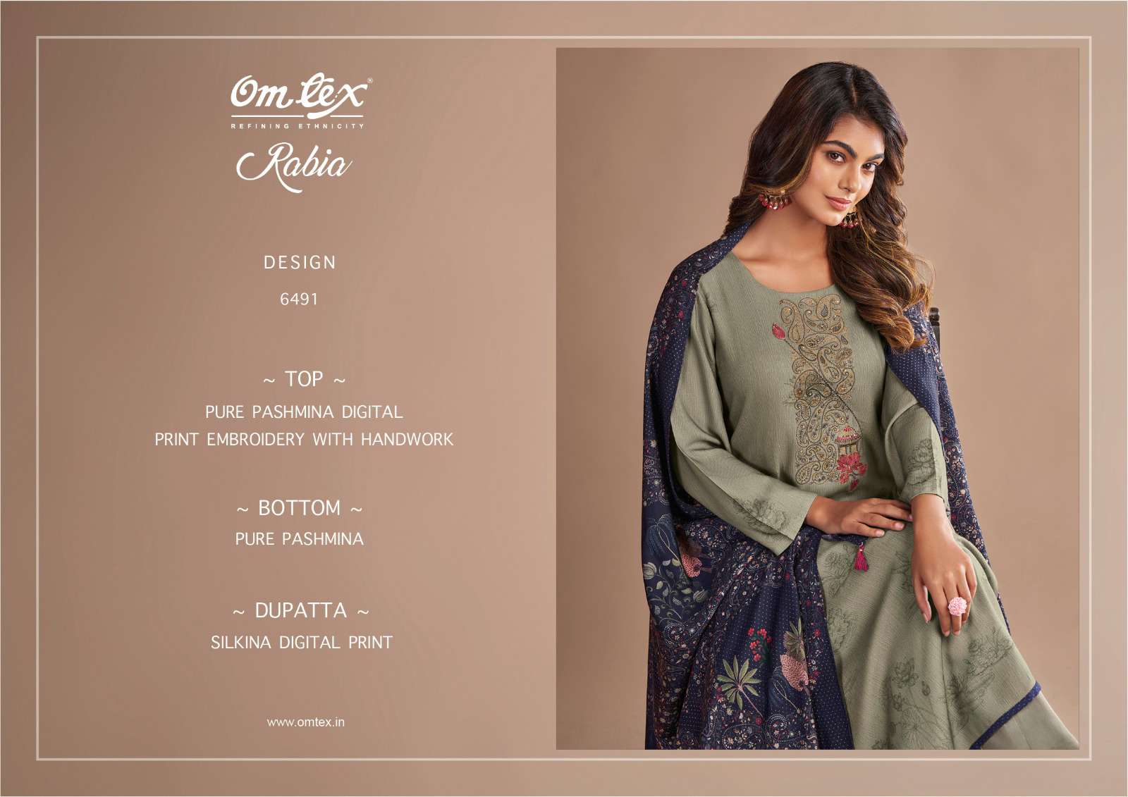 Omtex Rabia Exclusive Ladies Suit Catalog Winter Collection view 4