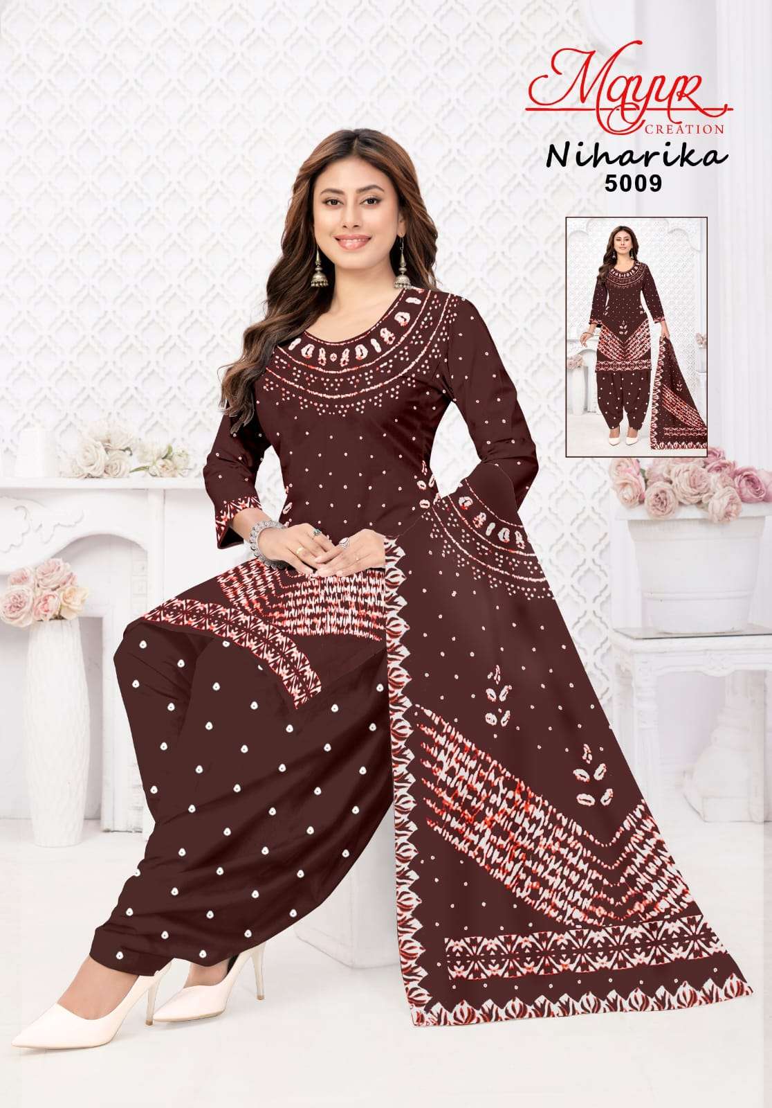 Mayur Niharika Vol 5 Pure Cotton Dress Material view 9