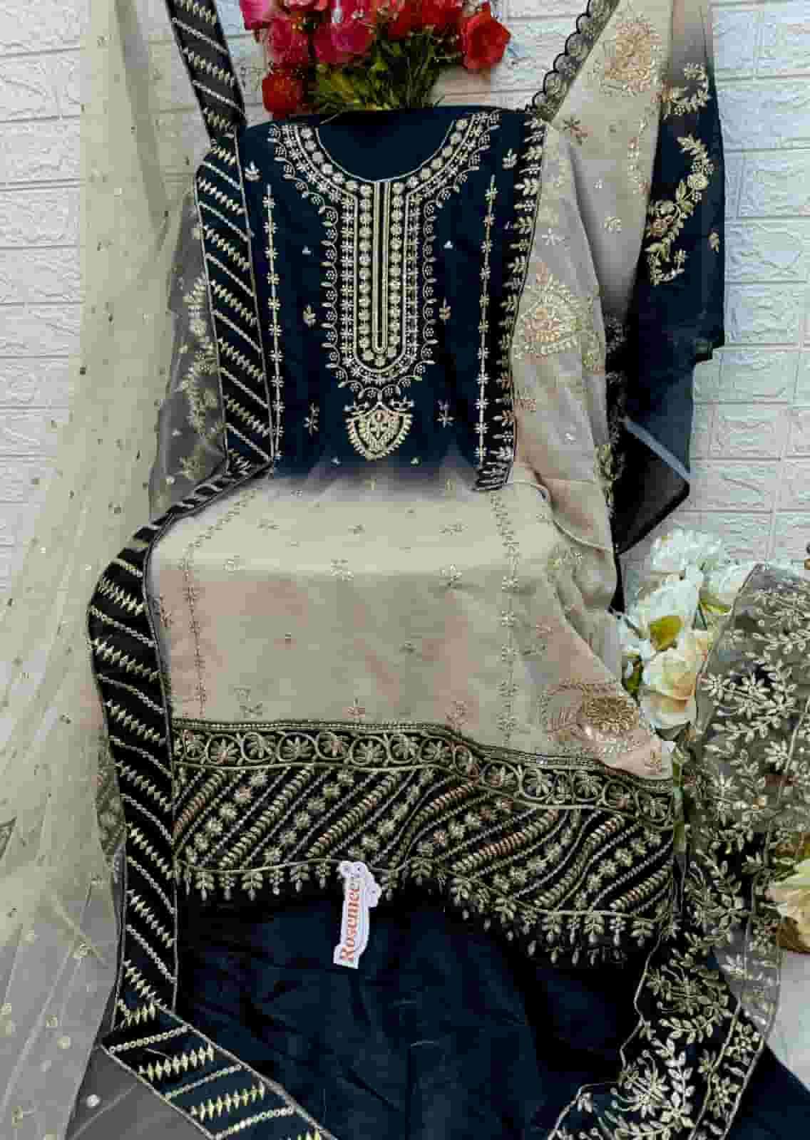 Fepic Rosemeen Designer Unstitched Salwar Kameez view 2