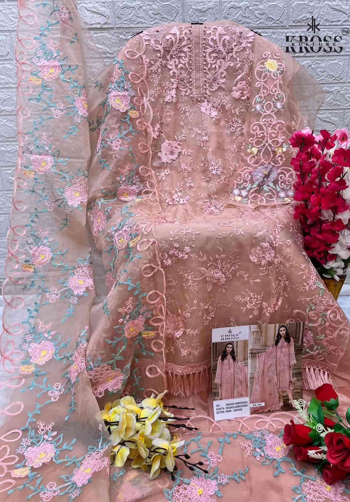 Kross Kulture KK 066 Colors Heavy Designer Pakistani Party Wear Suit Wholesalers view 6