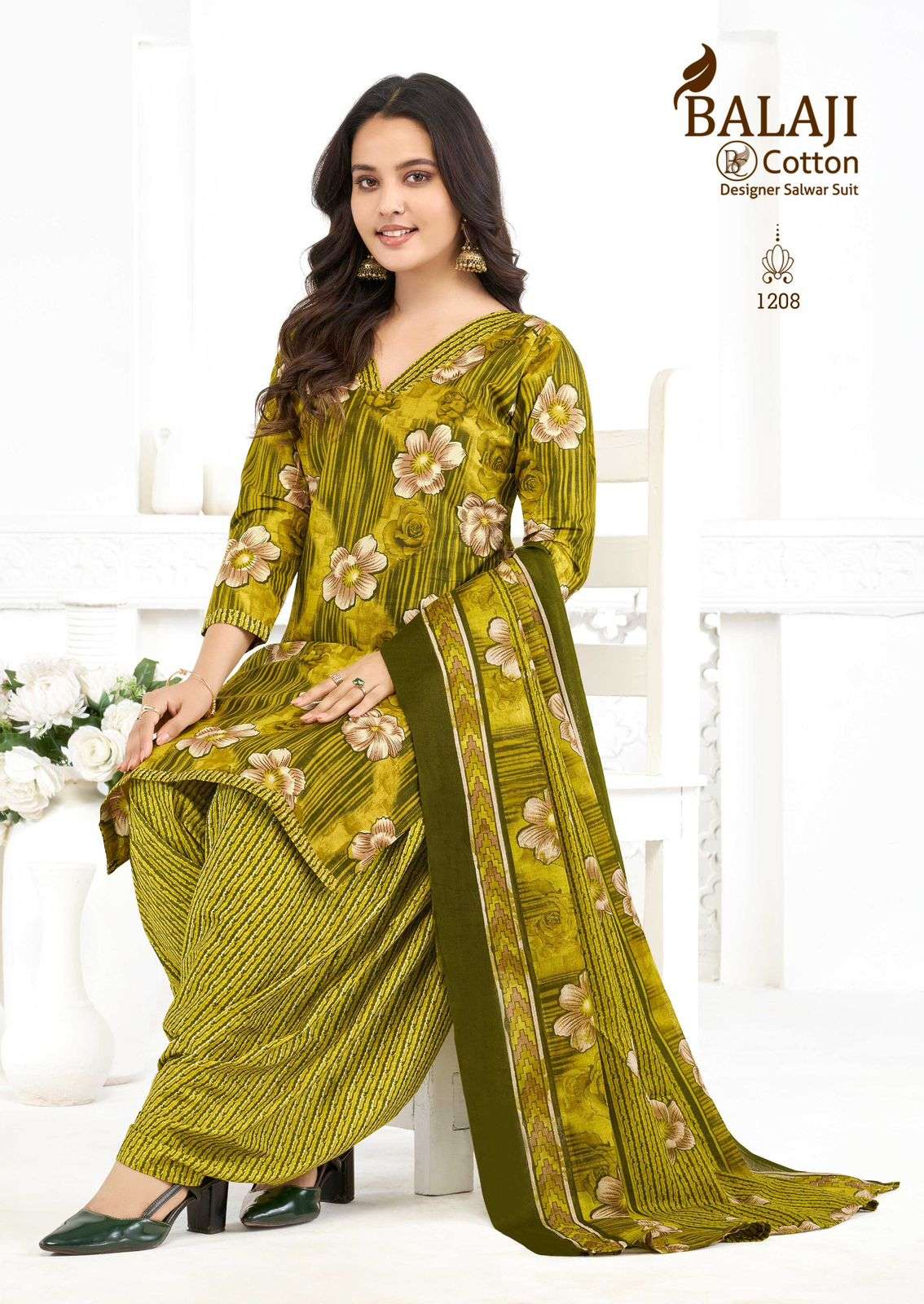 Balaji Cotton Sui Dhaaga Vol 12 Unstitch Cotton Suit view 2