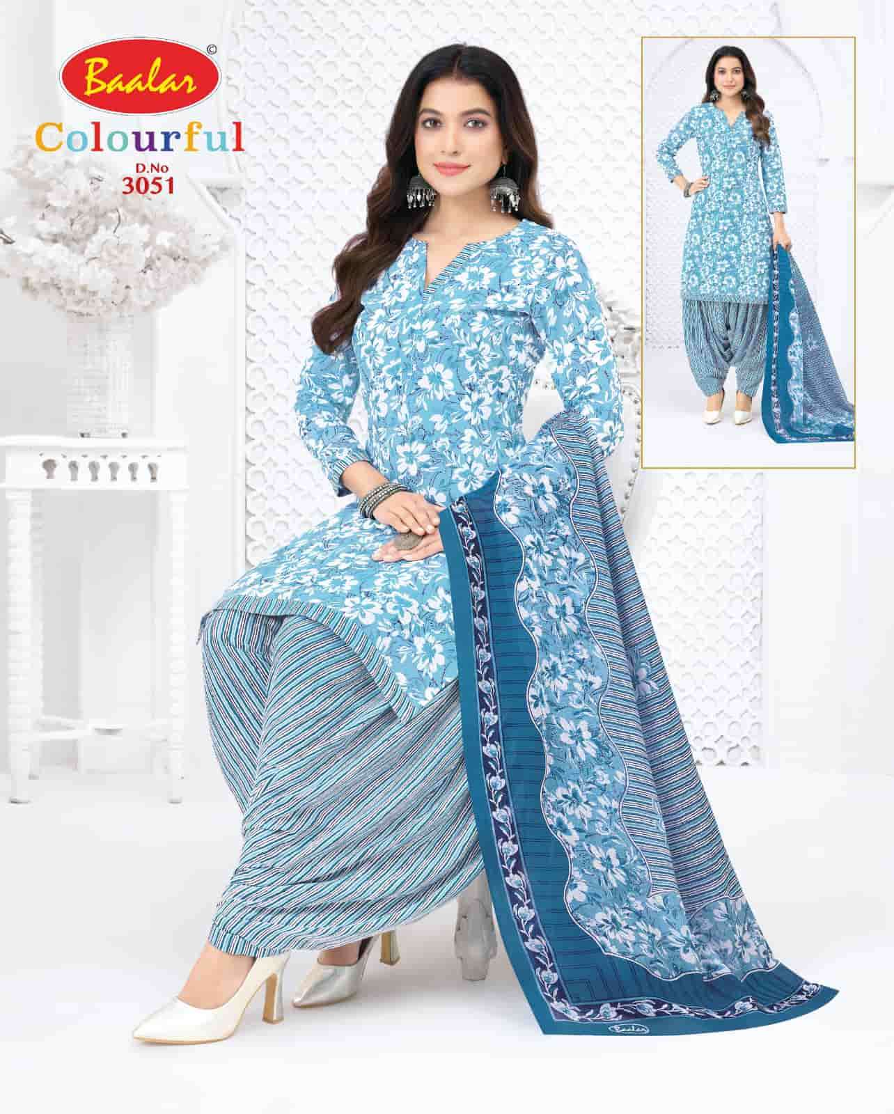 Baalar Colourful Vol 30 Pure Cotton Unstitch Salwar Suit view 28