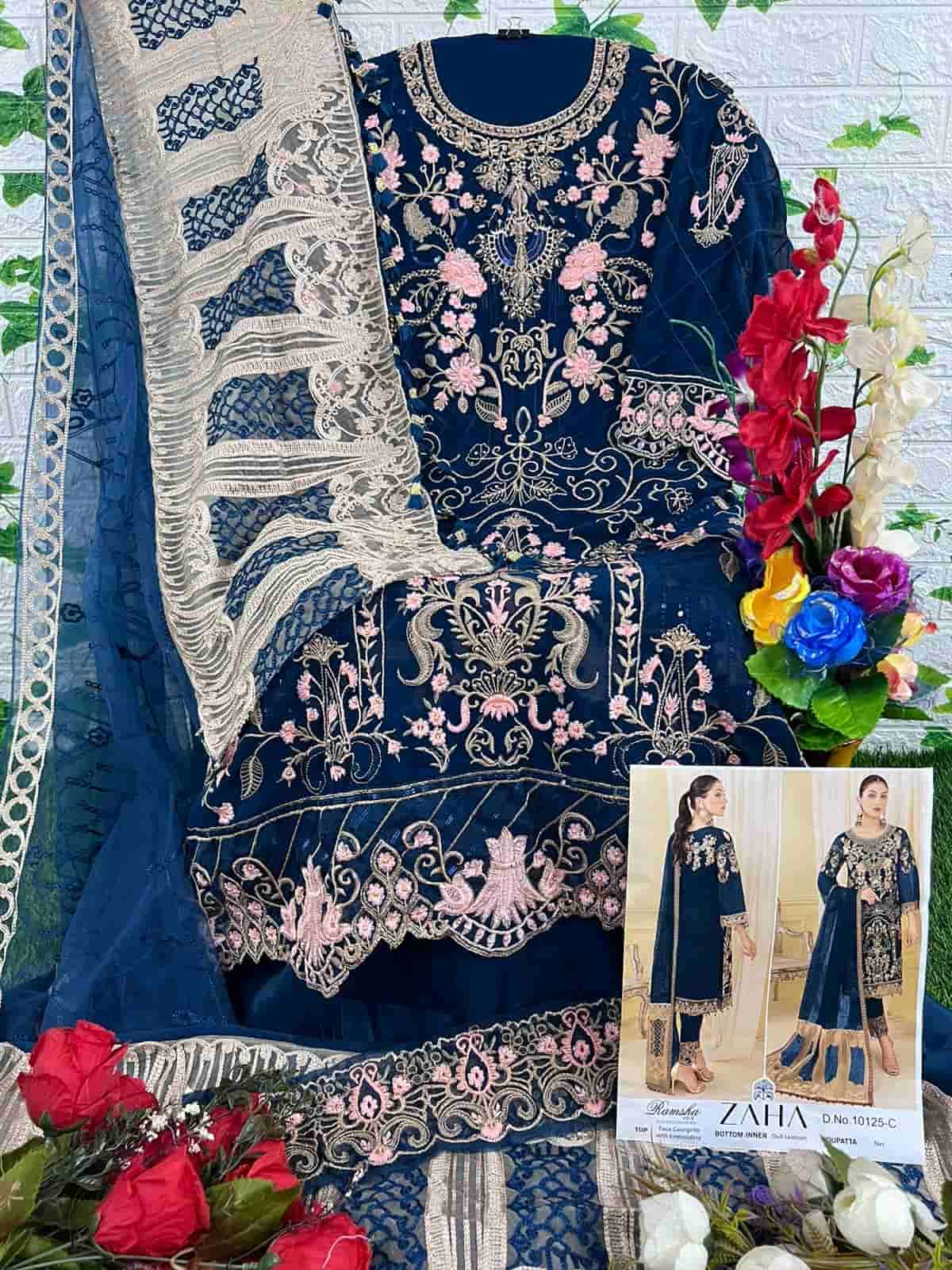 Zaha Ramsha Vol 9 10125 Colors Designer Salwar Suit Online Wholasaler view 9