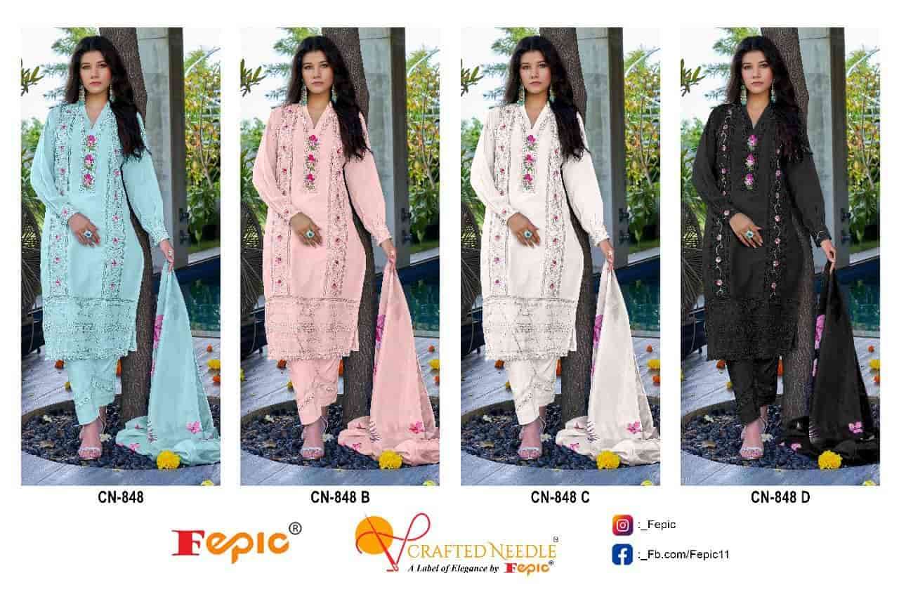 Crafted Needle CN 848 By Fepic Festive Wear Style Designer Readymade Collection