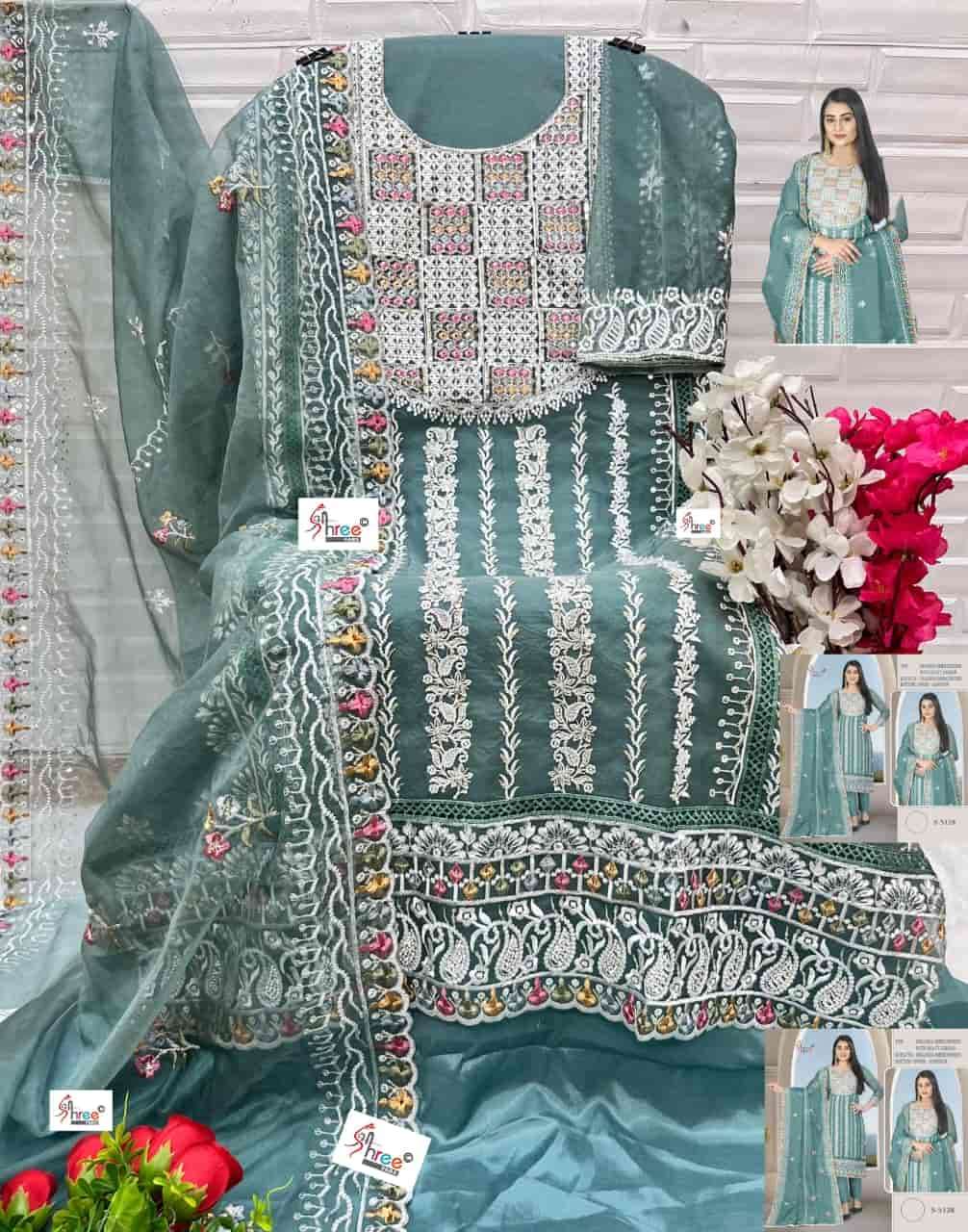 Shree Fabs S 5128 Pakistani Style Designer Organza Embroidered Suit Exporter view 2