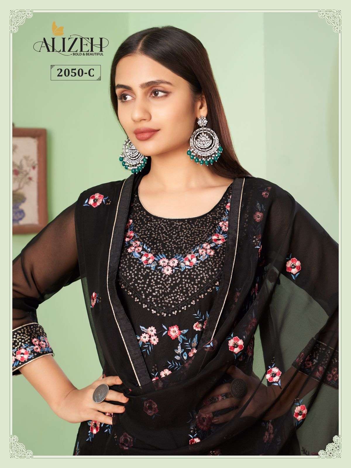 Alizeh Zaida Vol 10 Party Wear Sharara Salwar Kameez New Collection view 28