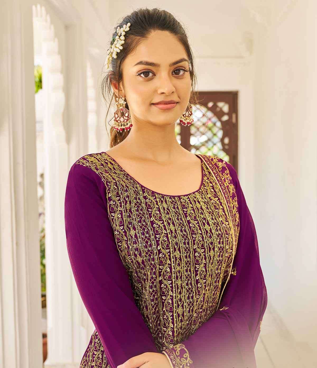 Alfaaz Eliza 101 To 104 Designer Work Festive Wear Dress Catalog Exporter view 2