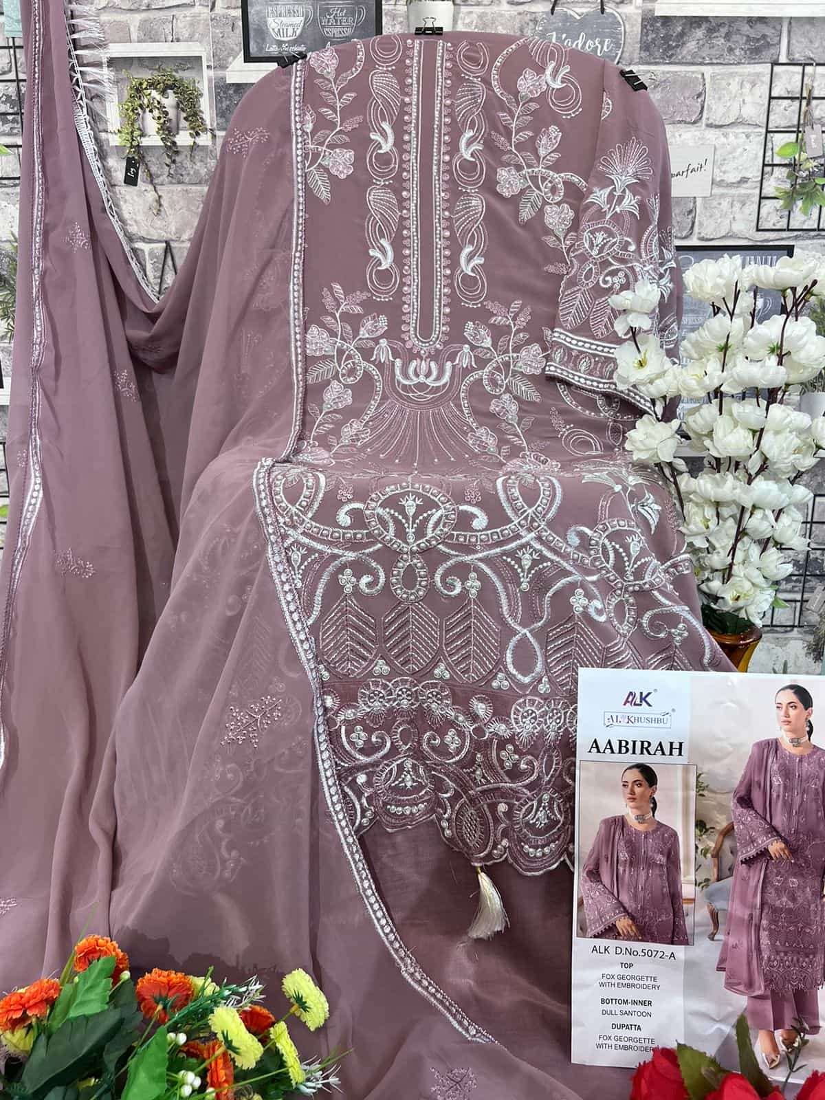 Al Khushbu Aabirah Vol 1 Festive Wear Style Designer Pakistani Salwar Suit Wholesalers view 6