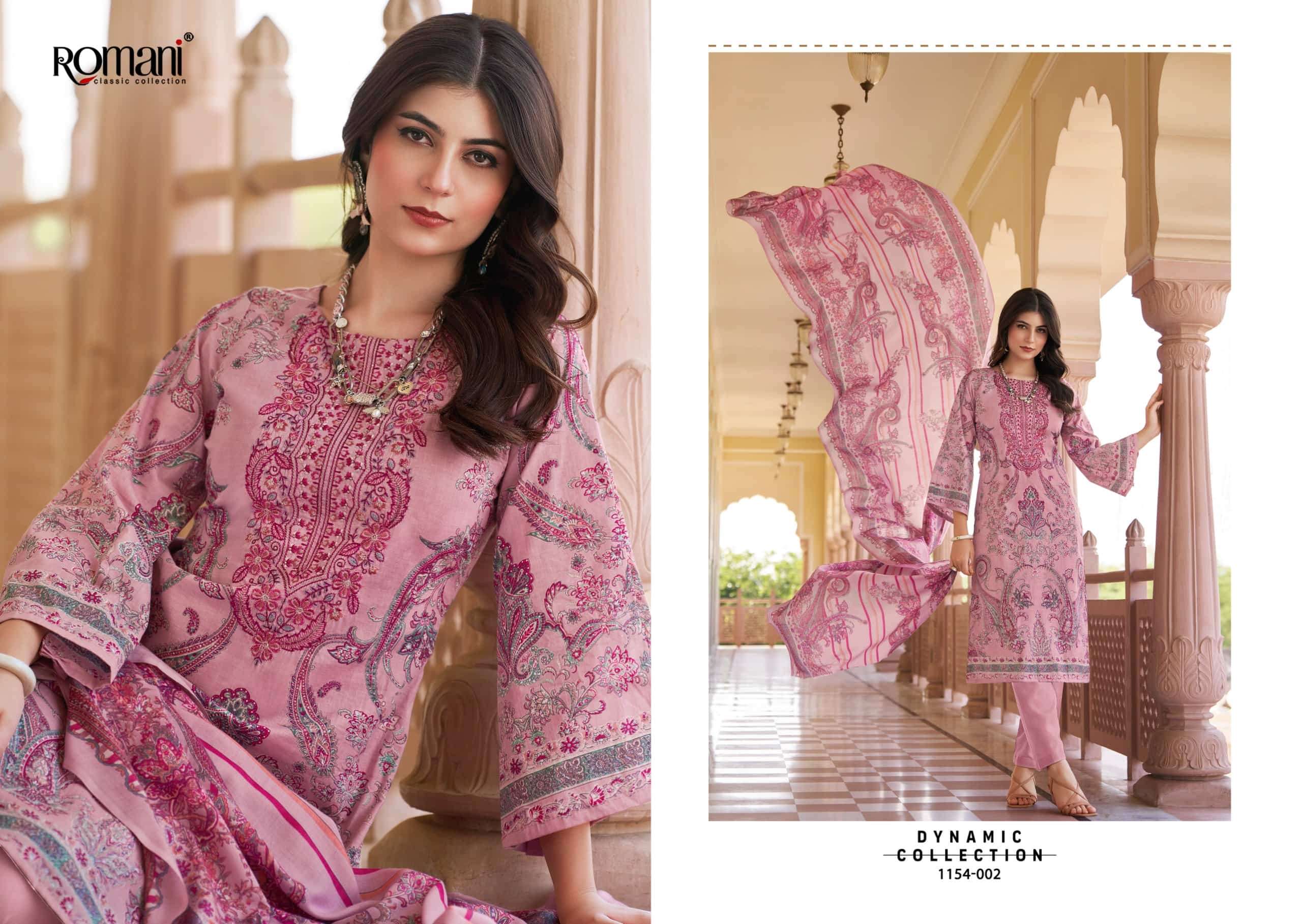 Romani Aarzu Vol 34 Unstitch Cotton Ladies Suit view 13