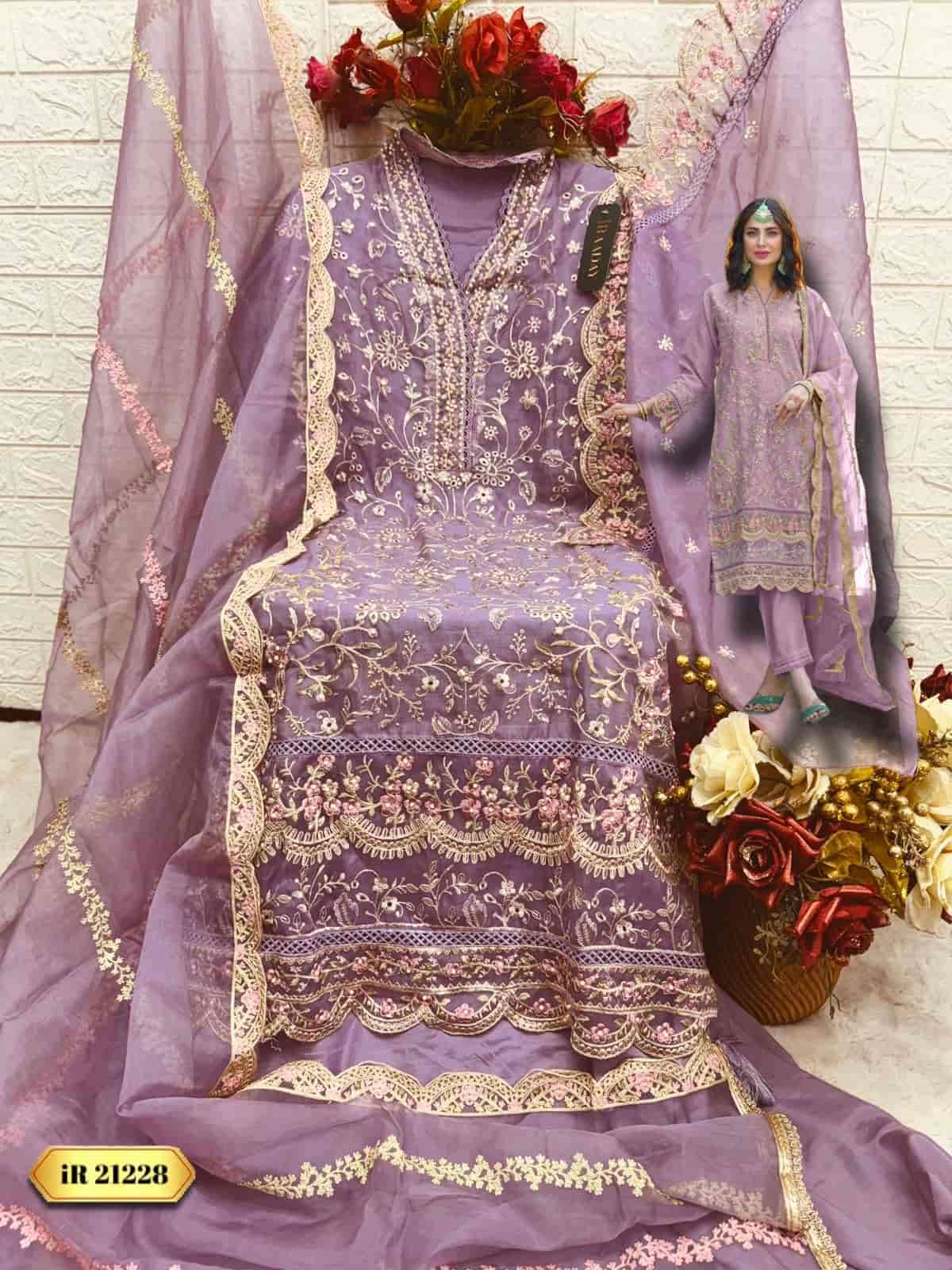 Fepic C 21228 A Pakistani Style Designer Organza Suit Exporter view 2