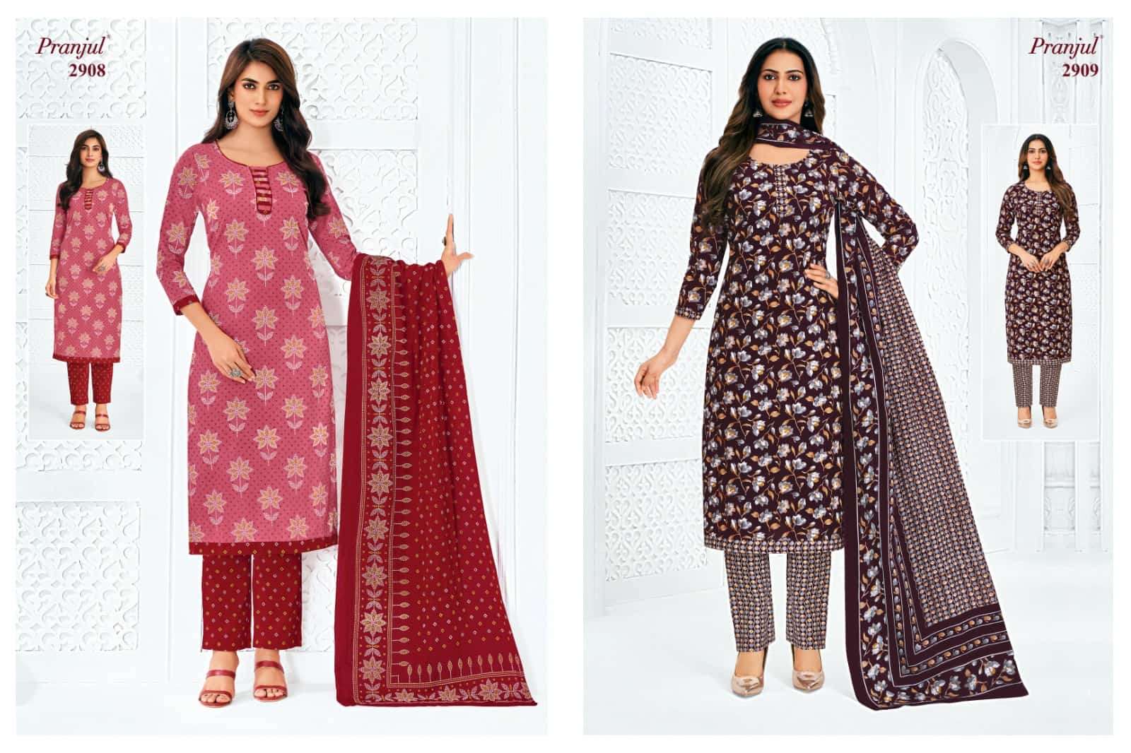 Pranjul Priyanka Vol 29 Pure Cotton Dress Material view 15