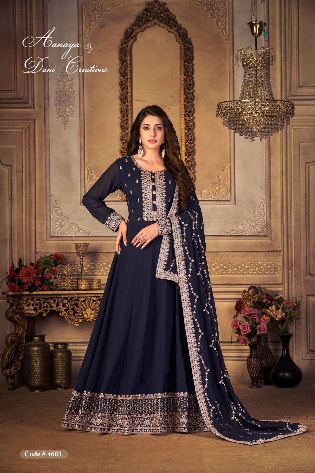 Aanaya 4600 Series Vol 146 Designer Party Wear Anarkali Gown view 7