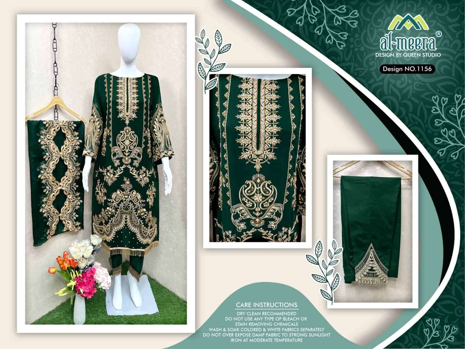 Meera 1156 Pakistani Party Wear Suit view 6