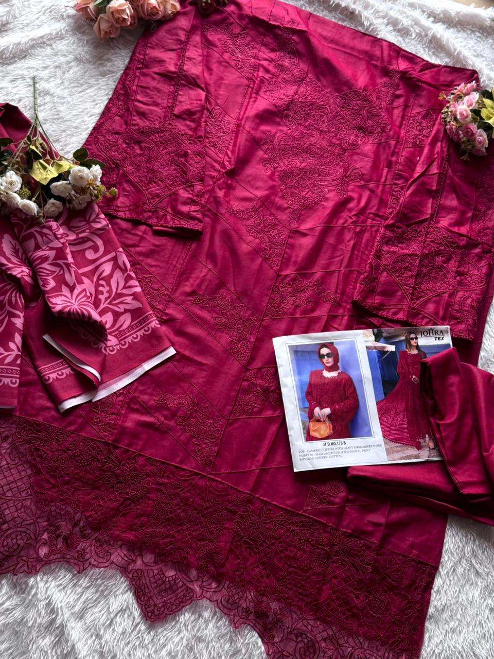 Johra Tex Jt 173 Colors Cotton Printed Suit Salwar view 4