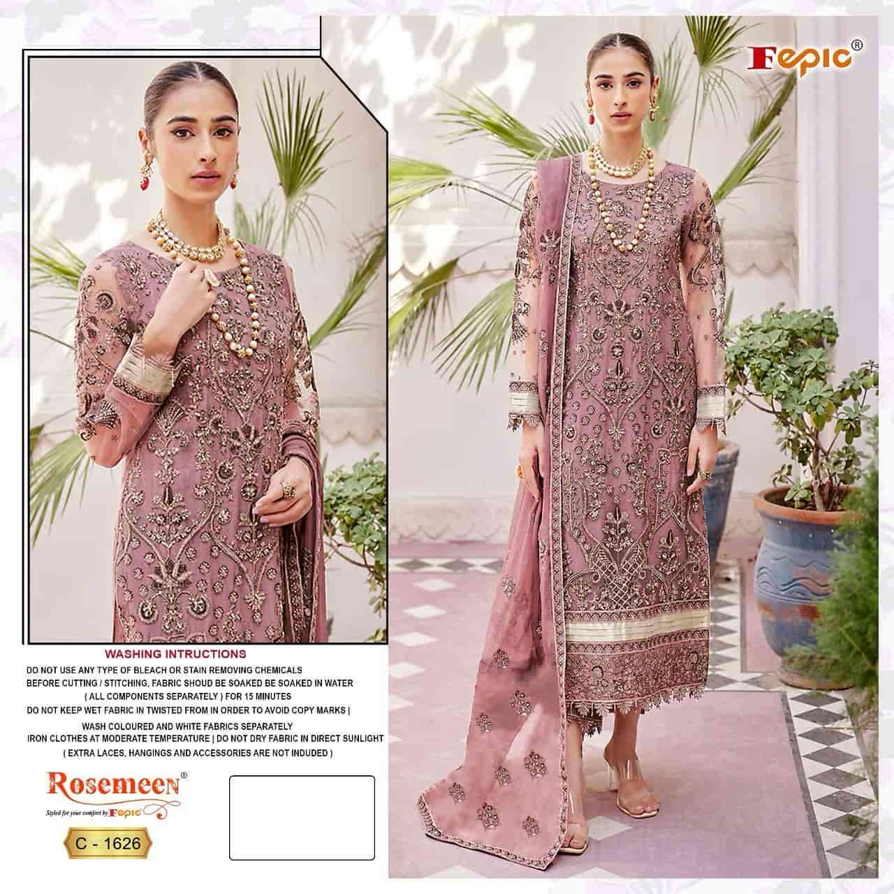 Fepic Rosemeen C-1626 Embroidered Salwar Suit