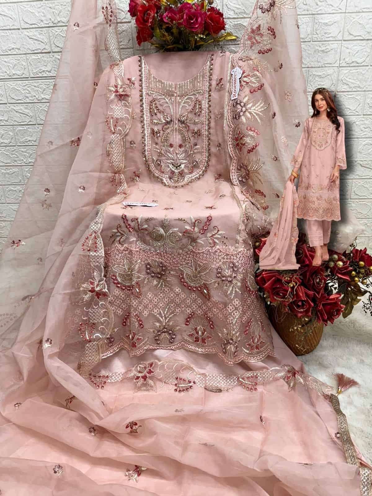 Fepic C 1773 Latest Designer Pakistani Embroidered Salwar Suit Collection view 2