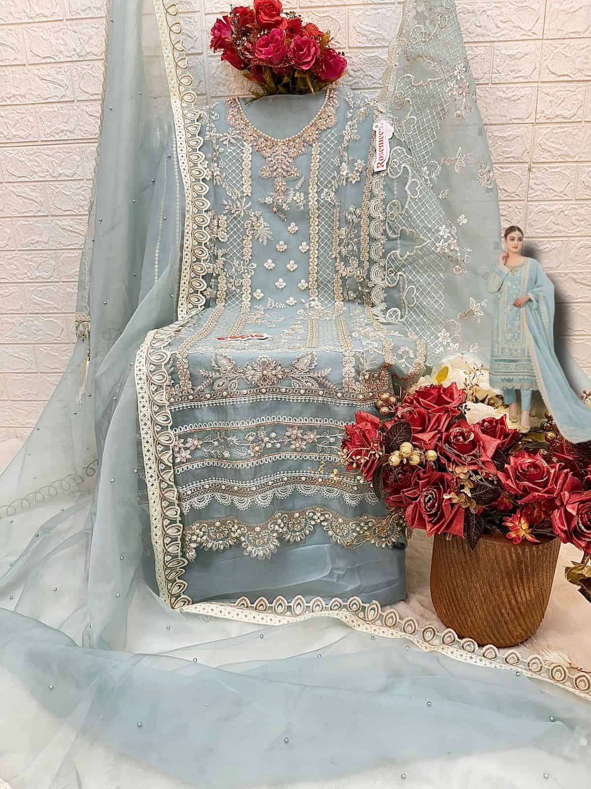 Fepic C 1593 Colors Party Wear Style Heavy Designer Pakistani Suit Wholesalers view 8
