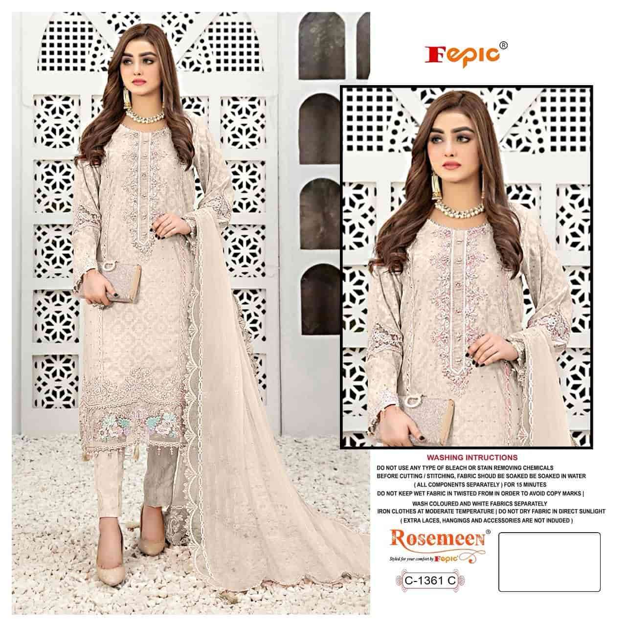 Fepic C 1361 Colors Pakistani Fancy New Designs Party Wear Suit Exporters view 2
