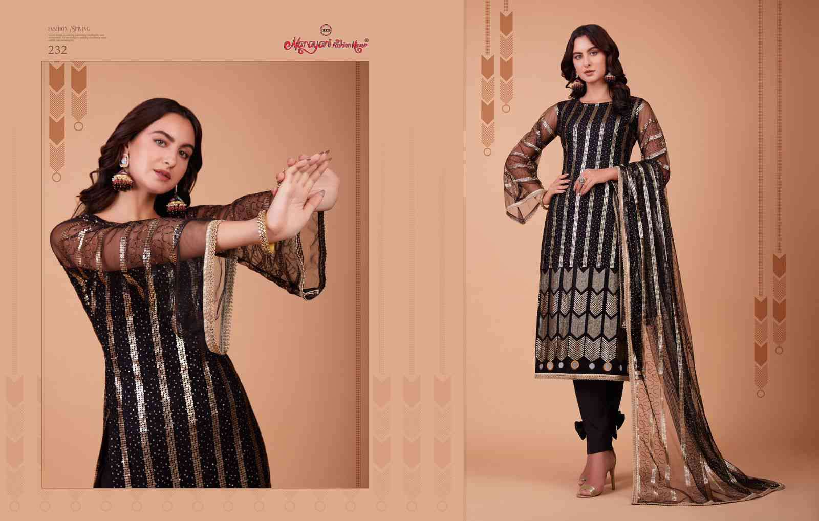 Narayani Zehra Vol 3 Heavy Net Party Wear Unstitch Dress New Designs view 9