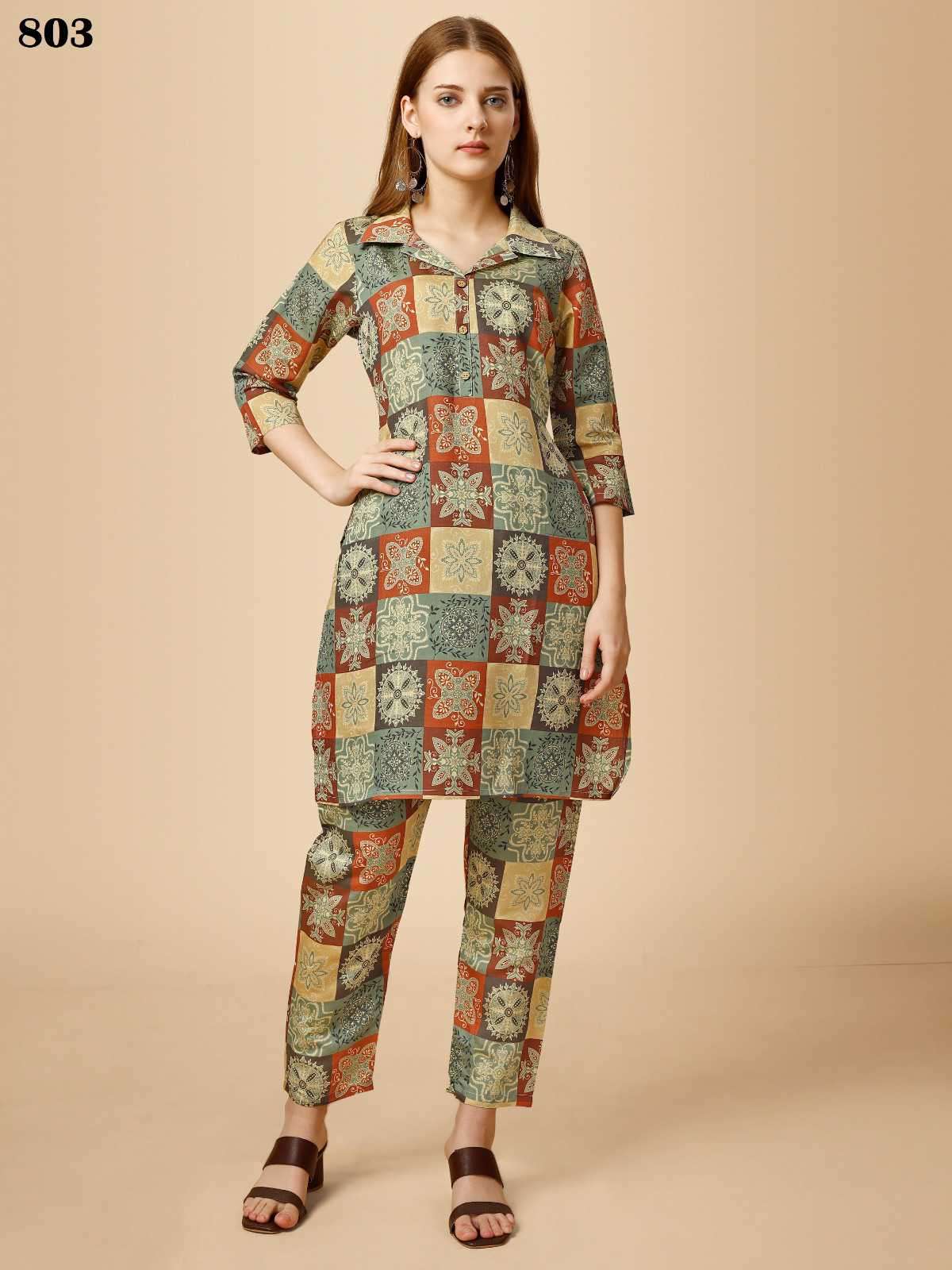 Beriston Bs Vol 8 Fancy Cotton Kurti Pant Dupatta Single Collection Price view 6