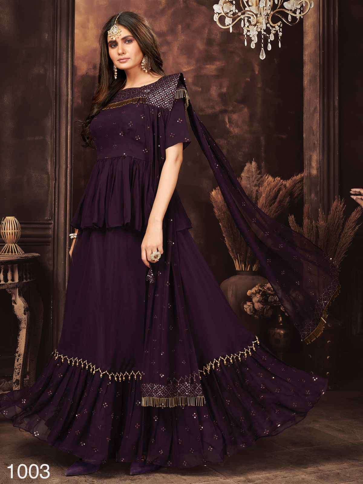 Anjani Art Couture Collection Vol 1 1001 To 1006 Partywear Designer Outfit view 22