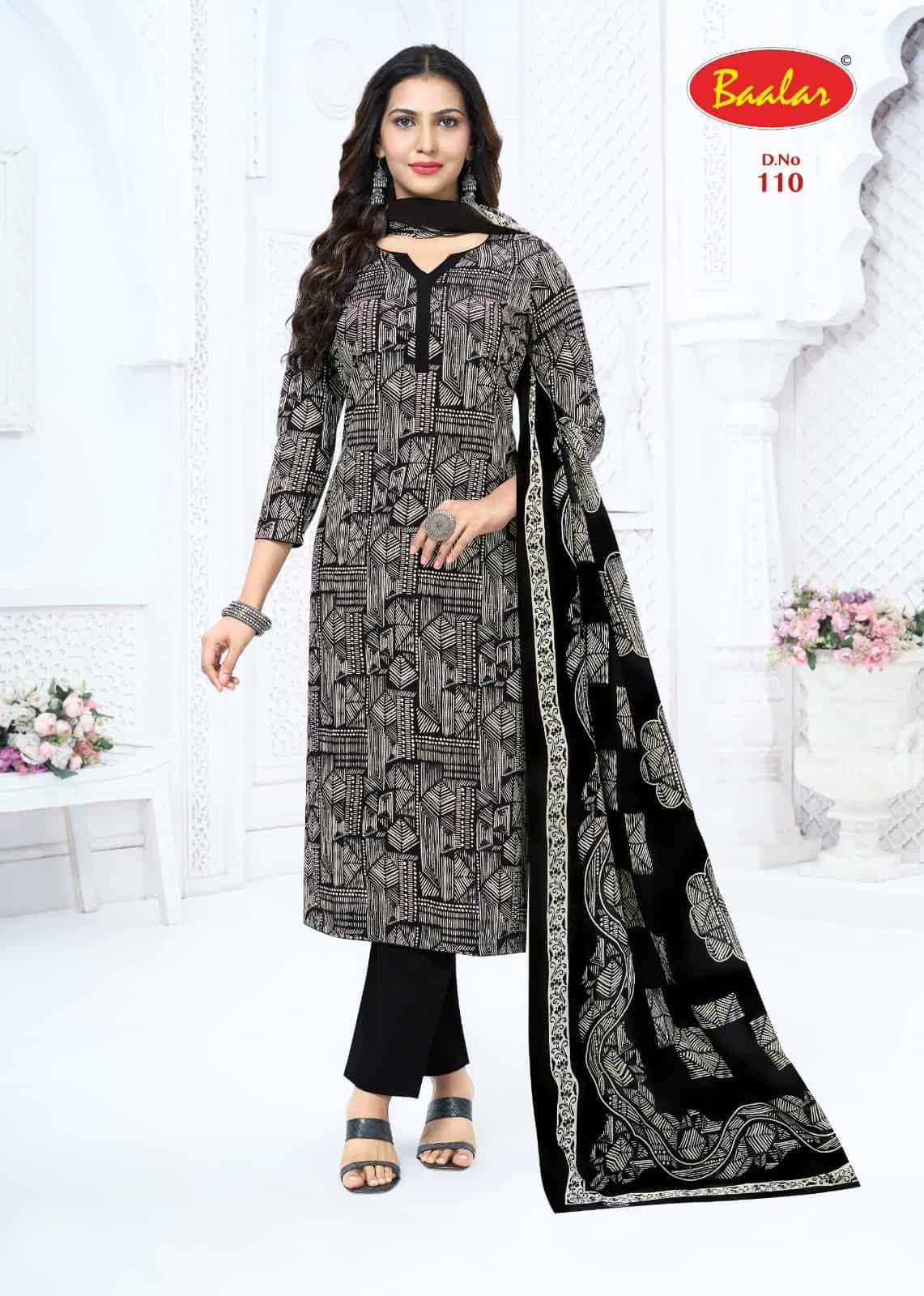 Baalar Zeenat Vol 1 Premium Wear Cotton Dress Catalog view 10