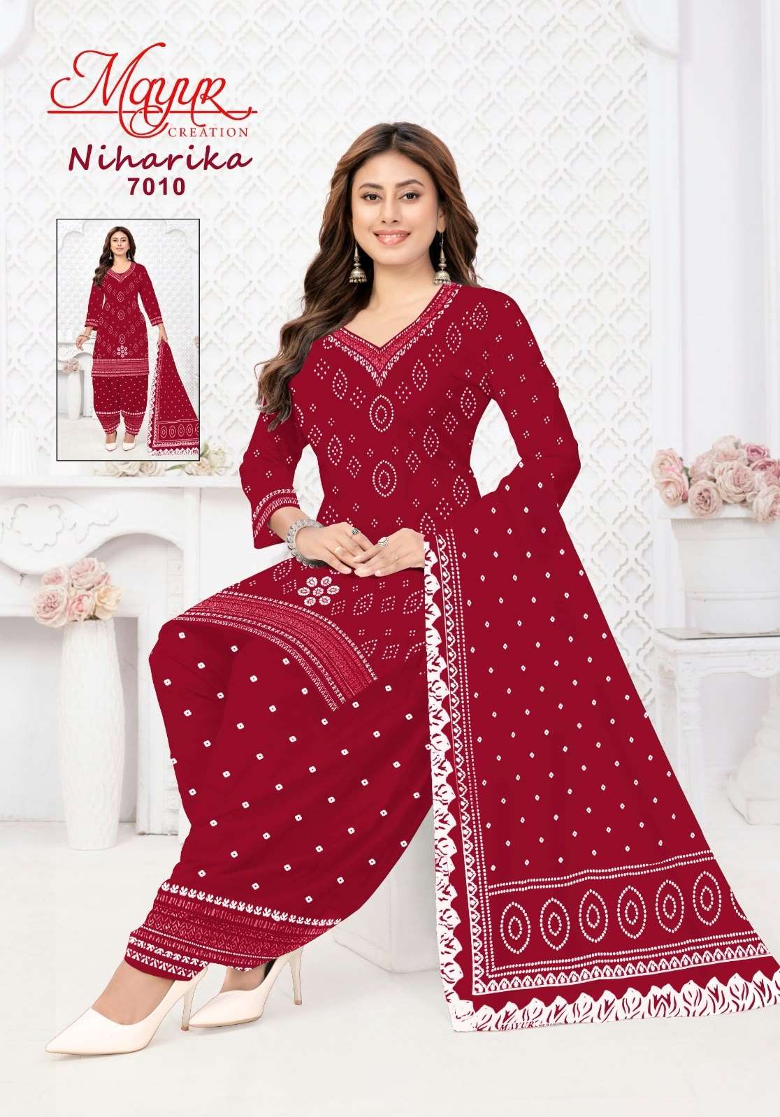 Mayur Niharika Vol 7 Pure Cotton Dress Material view 15